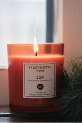 Red candle Serendipity Home: Joy