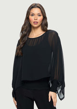 Hi-Lo Batwing Top