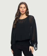 Hi-Lo Batwing Top