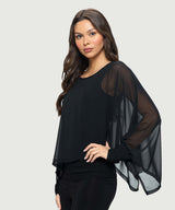 Hi-Lo Batwing Top