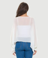 Hi-Lo Batwing Top