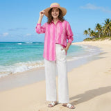 Dawn Striped Button Up