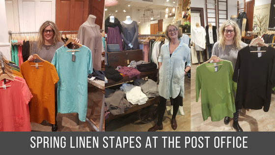 Spring Linen Line at the Post Office