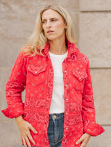 Bandana Quilted Shacket