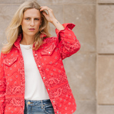 Bandana Quilted Shacket