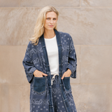 Bandana Long Cardigan