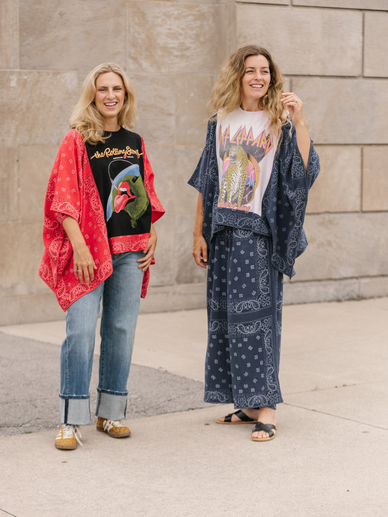 Bandana Banded Pullover