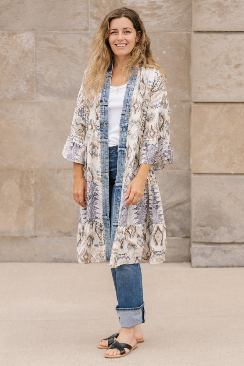 トップス YILON BI-COLOR STITCH CARDIGAN カーディガン bicolor stitch cardigan /Vネックバイカラーステッチ