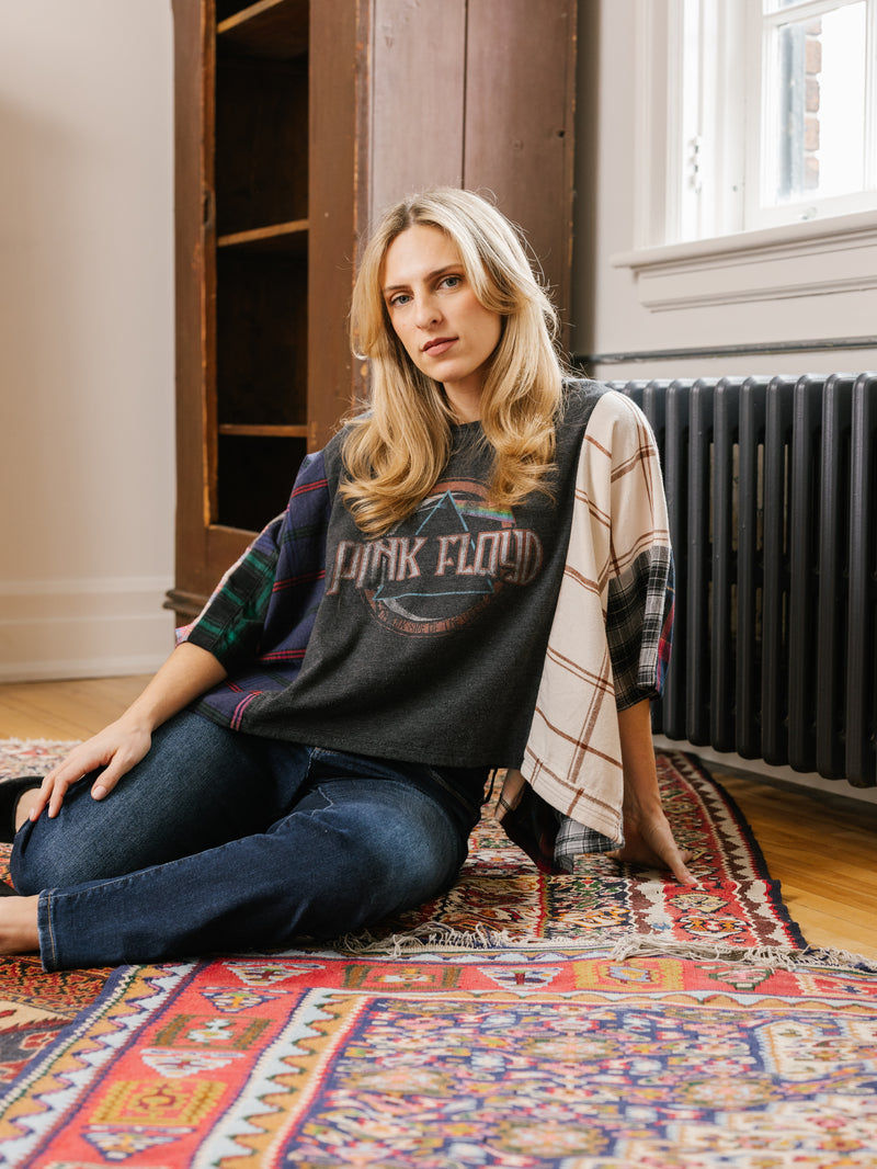 Flannel Band Tee