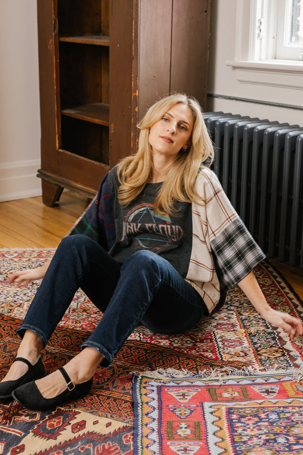 Flannel Band Tee