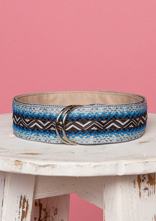 Aztec Embroidered Belt