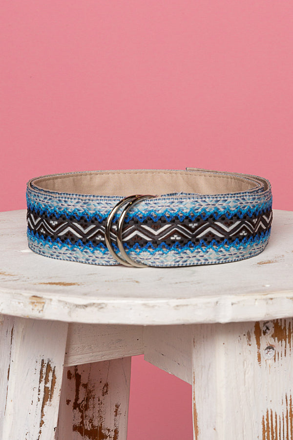 Aztec Embroidered Belt