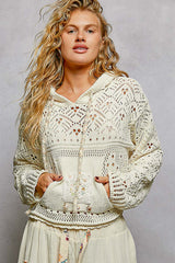 Crochet Patch Hoodie