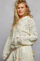 Crochet Patch Hoodie