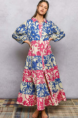 Bella L/S Tiered Dress