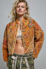 Quilted Velvet Jacket