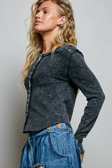 Leslie Round Neck Top