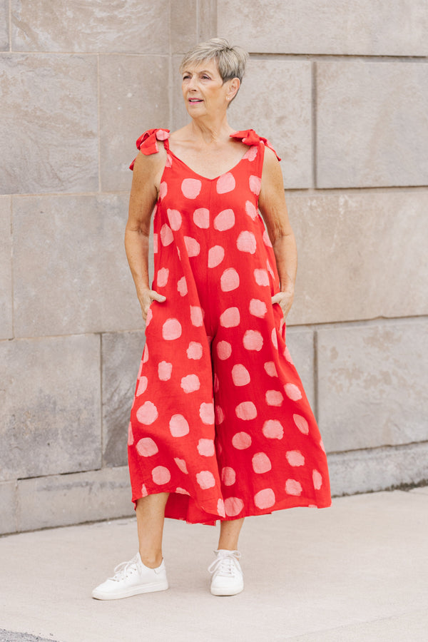 Polka Dot Jumpsuit