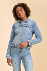 Embroidered Denim Jacket