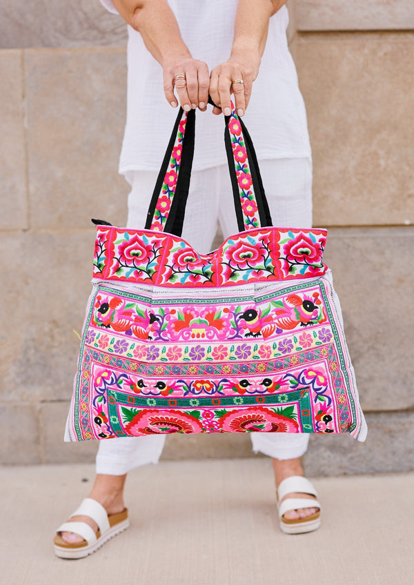 Large Embroidered Bag