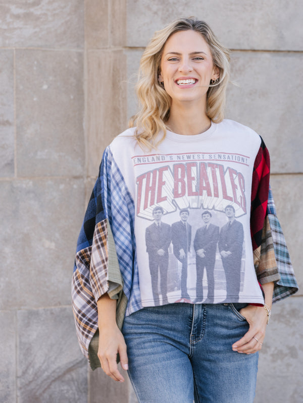 Flannel Band Tee