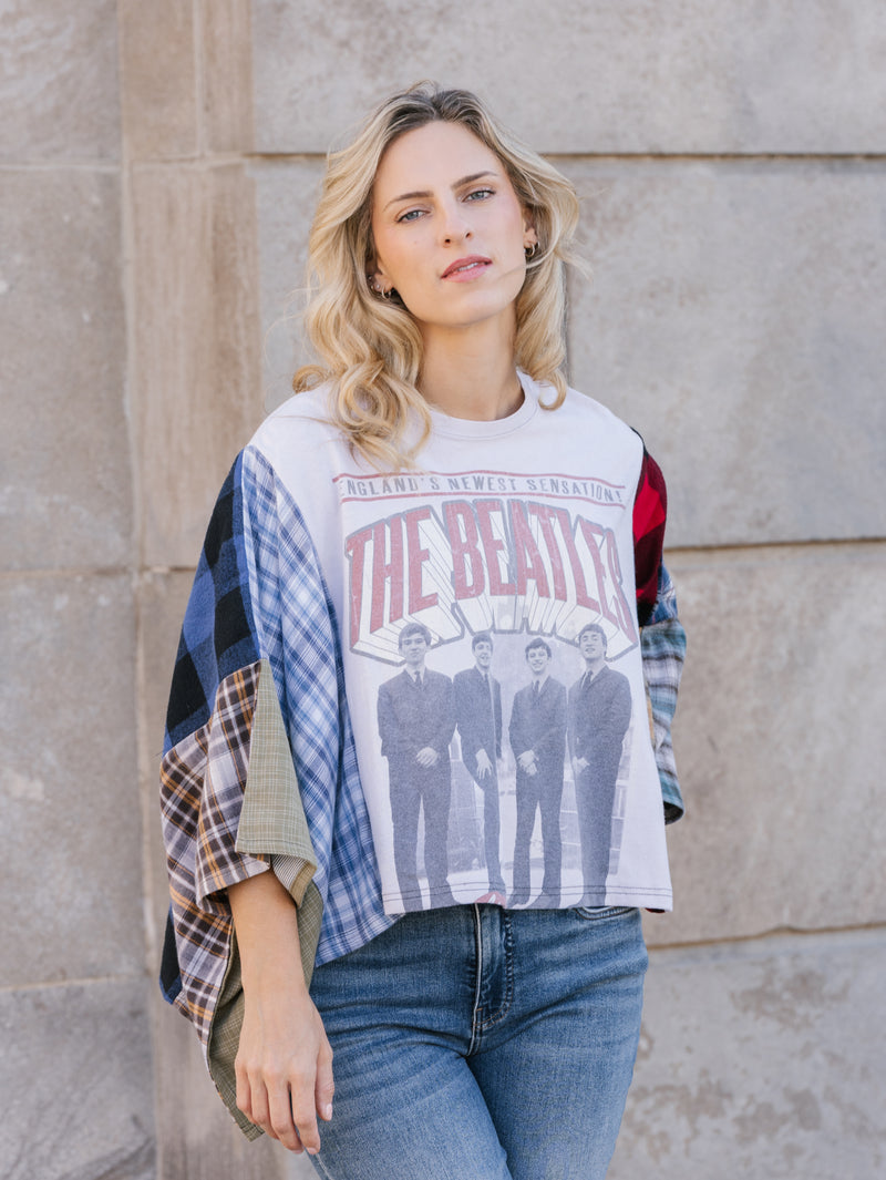 Flannel Band Tee