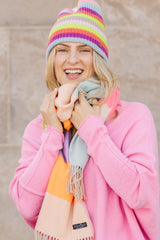 Multi Stripes Cashmink Scarf