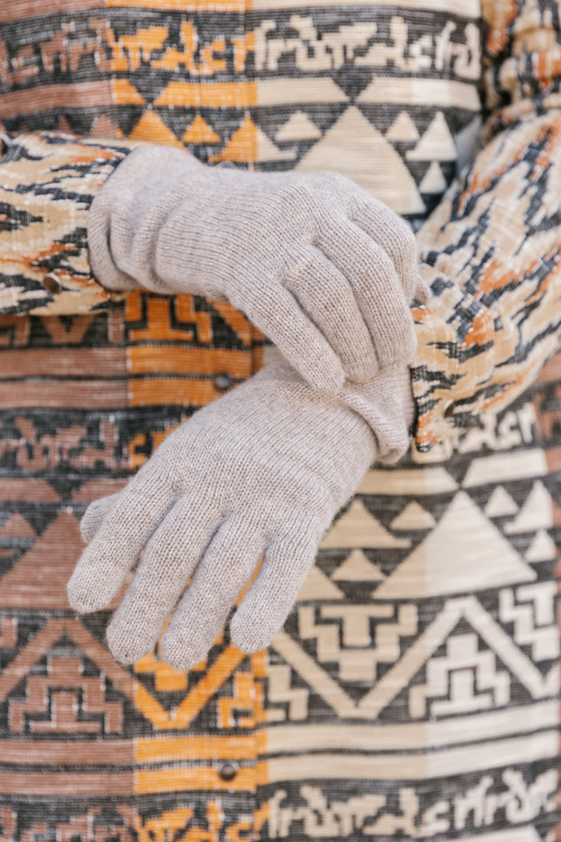 Jersey Knit Cashmere Glove
