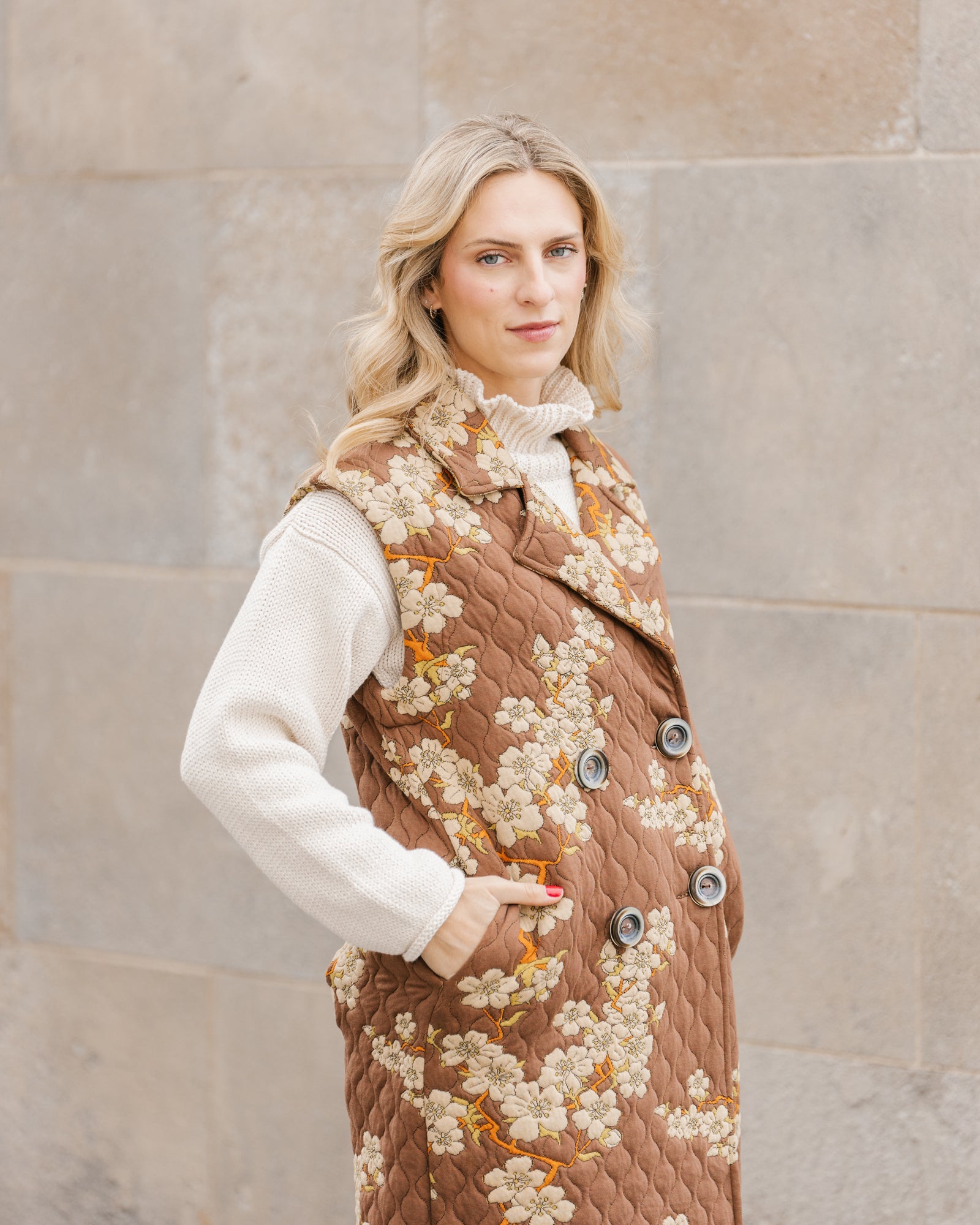 トップス herlipto SoHo Twill Vest SoHo Twill Vest &SoHo Wide-Leg Pants