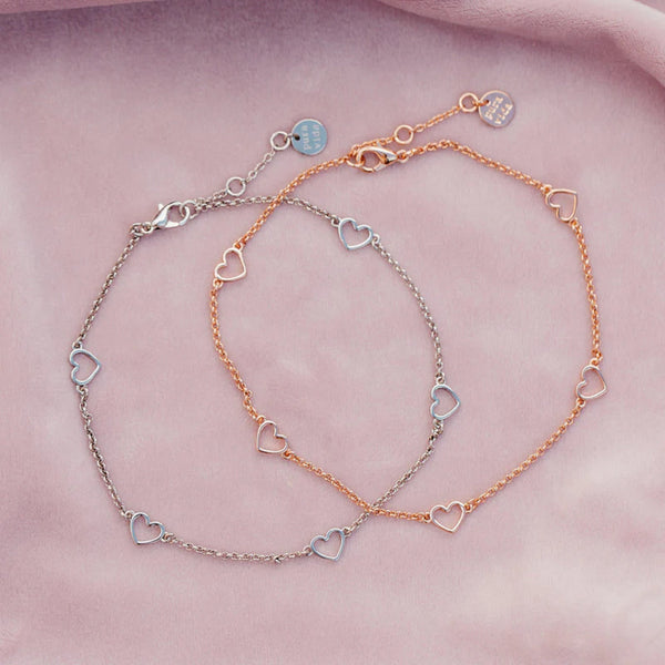 Dainty Hearts Anklet
