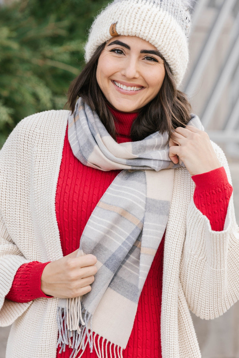 Modern Plaid Scarf