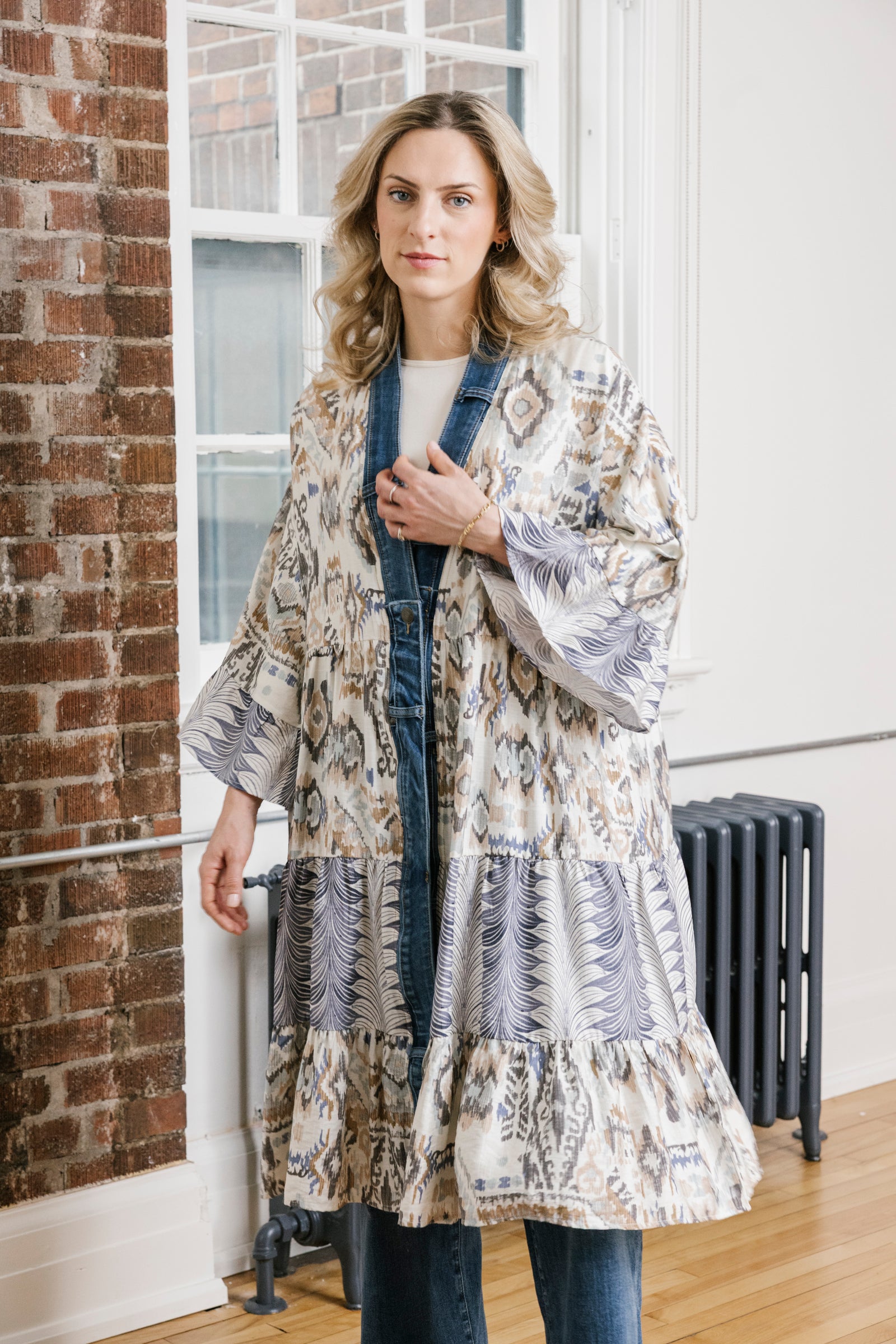 カーディガン PUNTO DORO LONG CARDIGAN Pocketed Cable Knit Long Cardigan – AROLORA