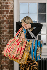 Tiger Quilted Totes
