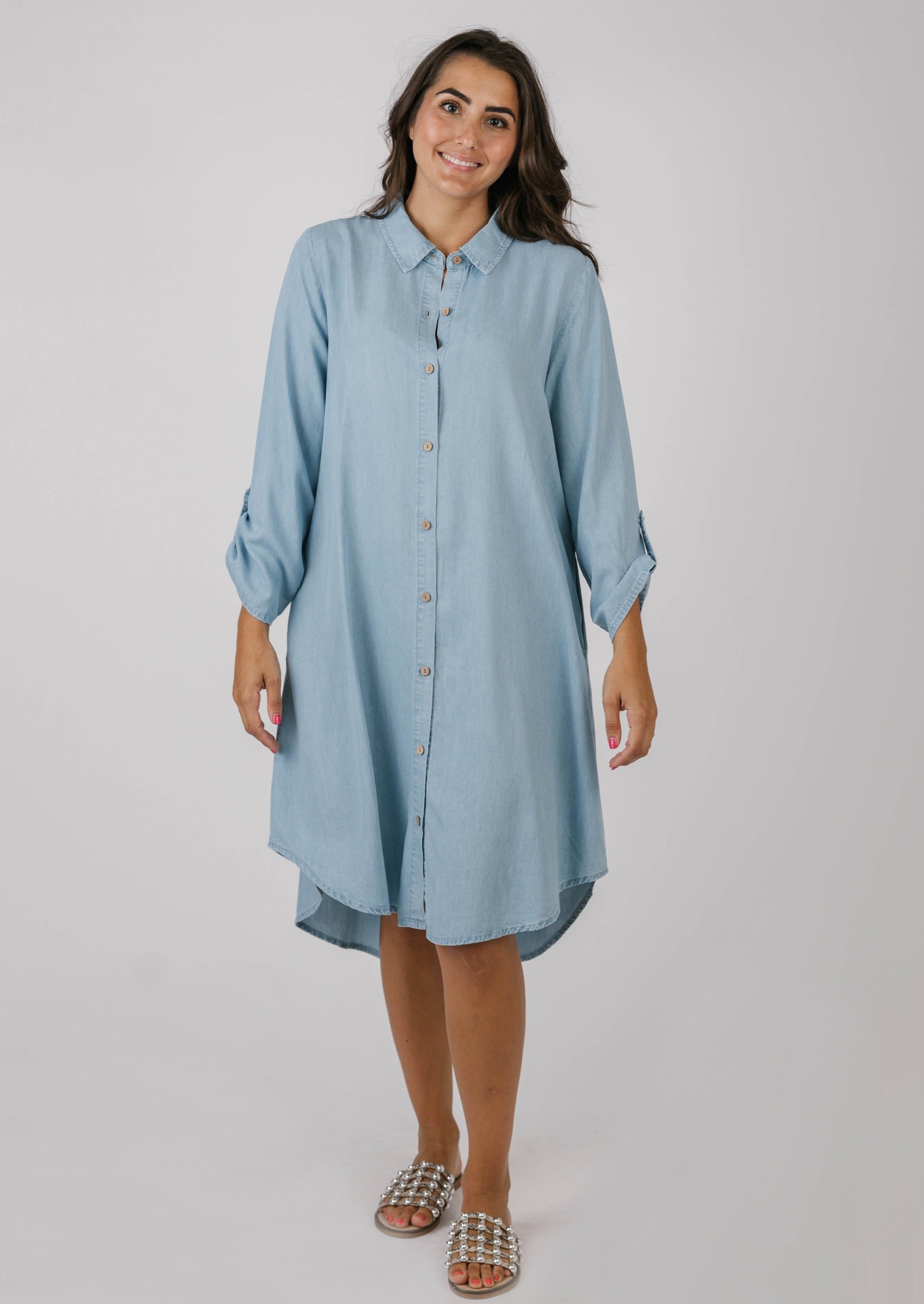 Janie Shirt Dress – Post Office by Shannon Passero