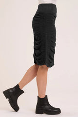 Cord Midi Trace Skirt