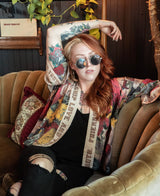 Friendship Love and Truth Cropped Kimono