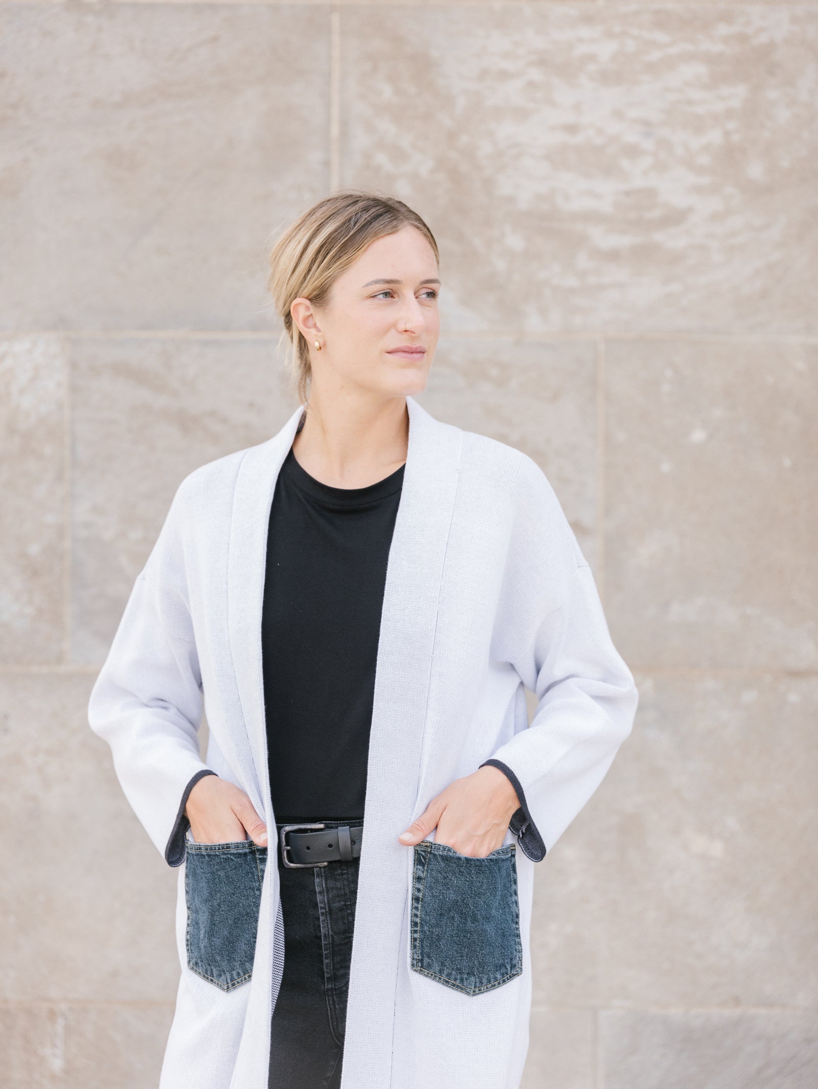 Ladybug Cardigan Cream O/S – Post Office by Shannon Passero