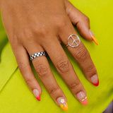 Checkerboard Ring