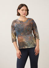 Drop Shoulder 3/4 Sleeve Top