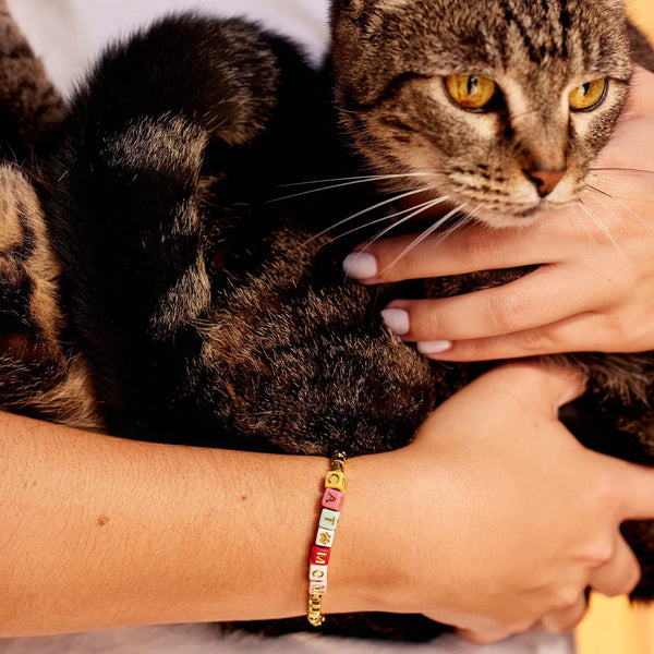 Cat Mom Stretch Bracelet