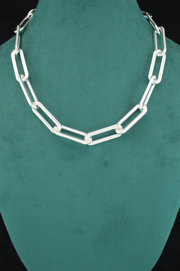 Bold Link Statement Necklace