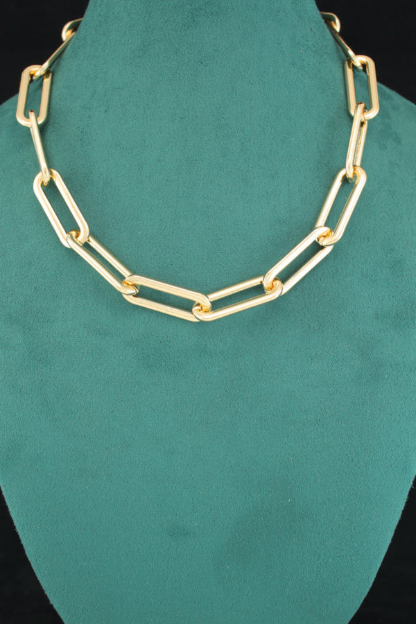Bold Link Statement Necklace