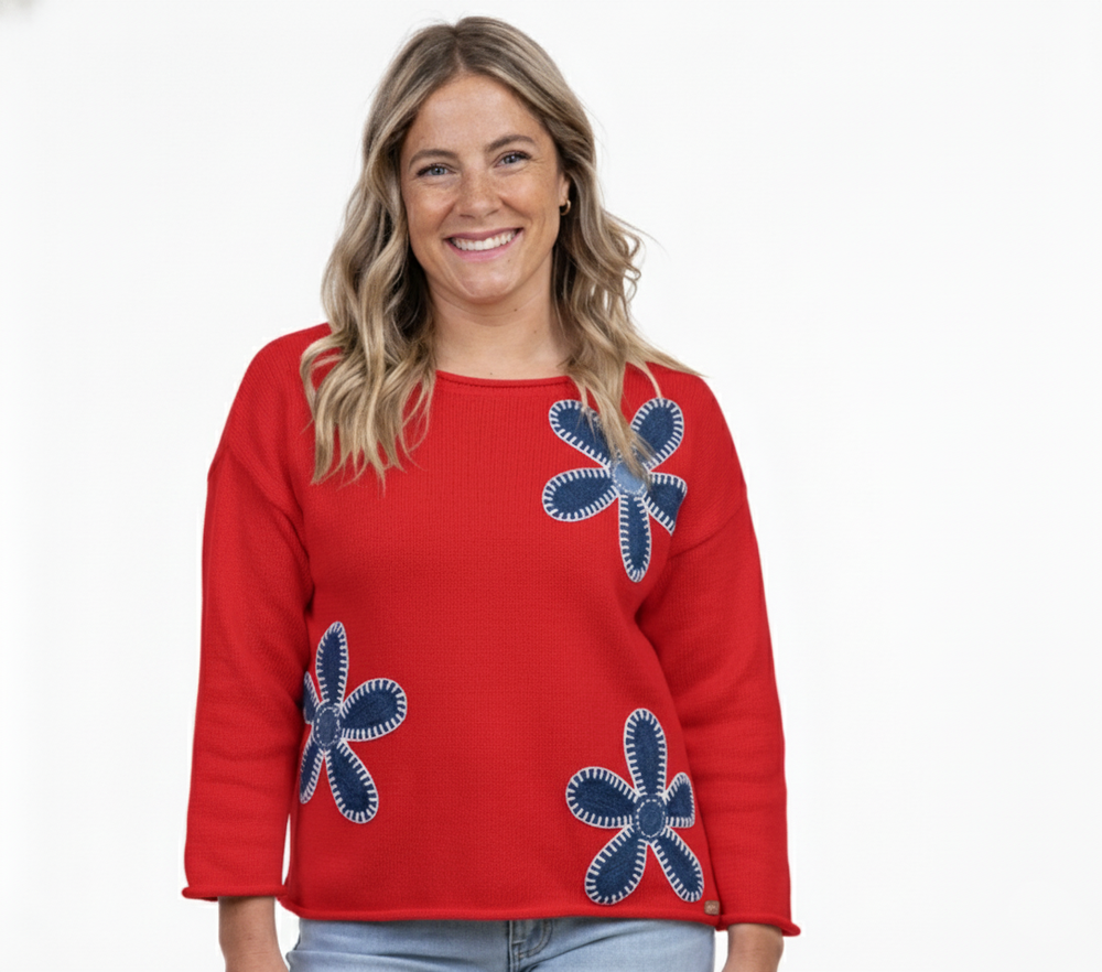 トップス machatt forme pullover flower Flora Pullover – Post Office by Shannon Passero