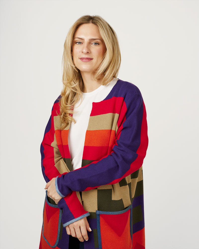 Meron Cardigan Multi Color O/S