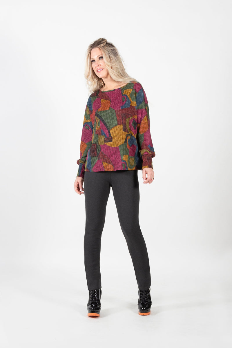 Abstract Print Top