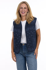 Bandana Quilted Vest