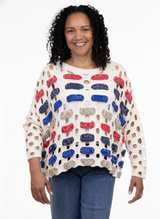 Bandana Weave Pullover