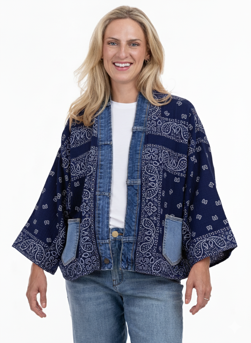 【komuさん専用】BONASTRE MESSENGER KIMONO A4 Anna Kosturova Josephine Kimono | Free People
