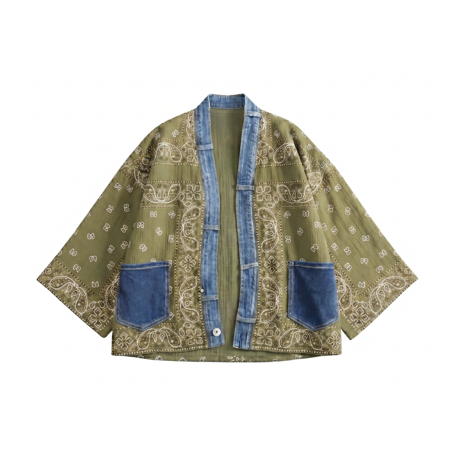Bandana Short Kimono – Post Office by Shannon Passero