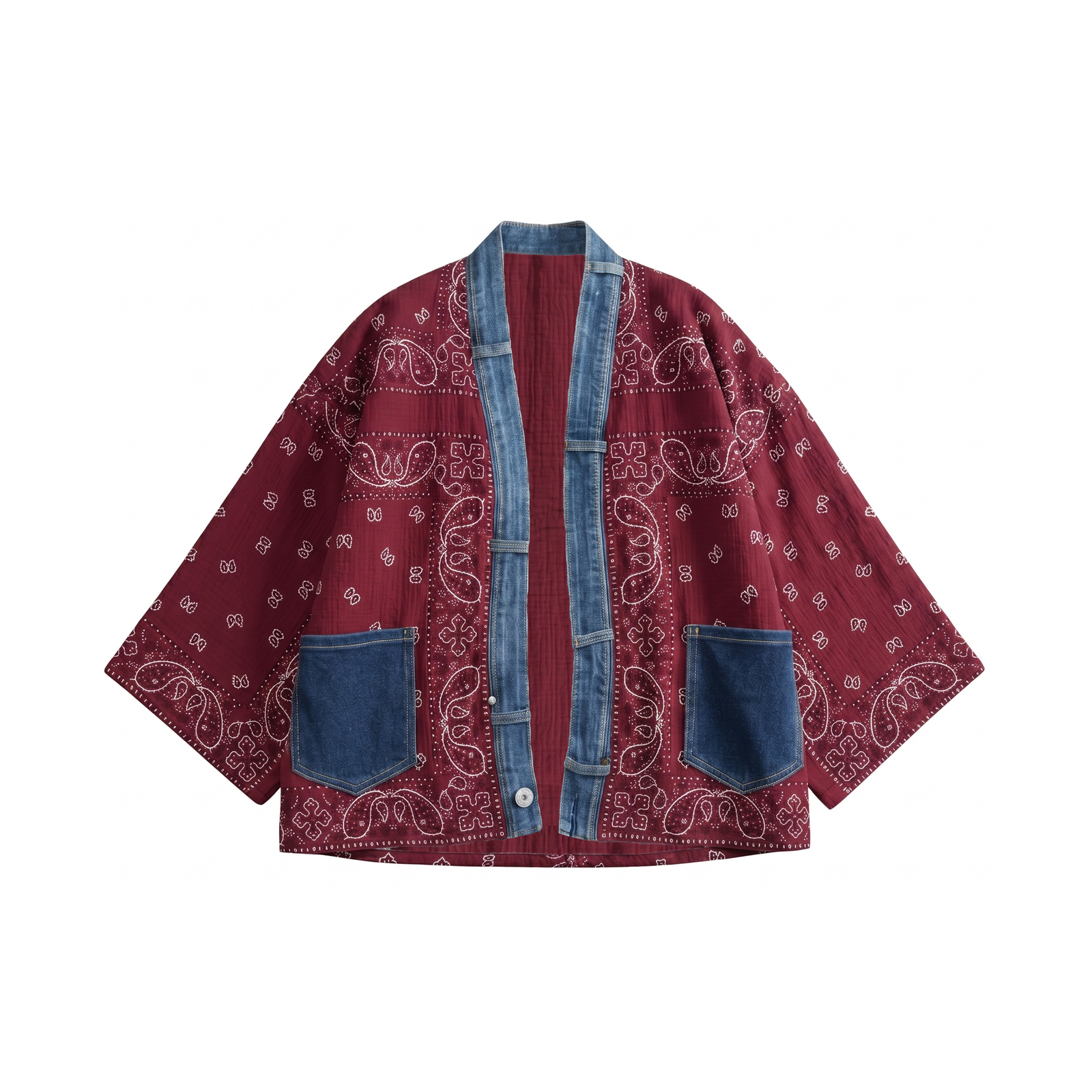 Bandana Short Kimono – Post Office by Shannon Passero